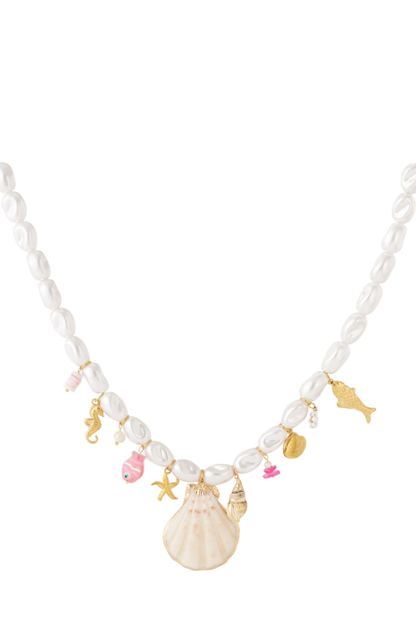 Beach shell ketting