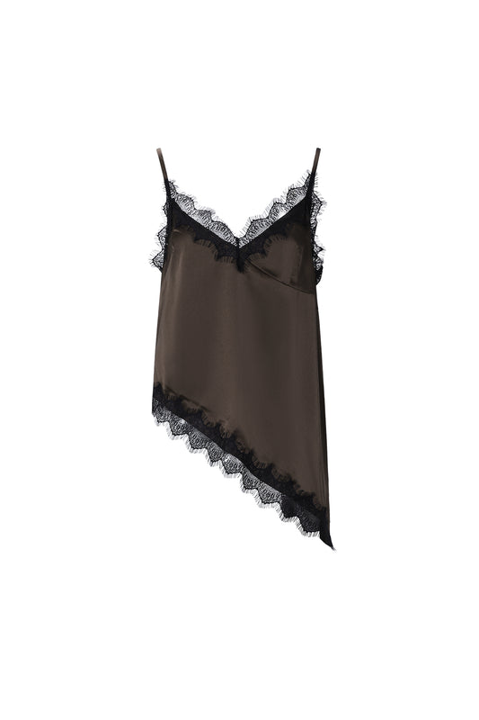 Imme lace top brown