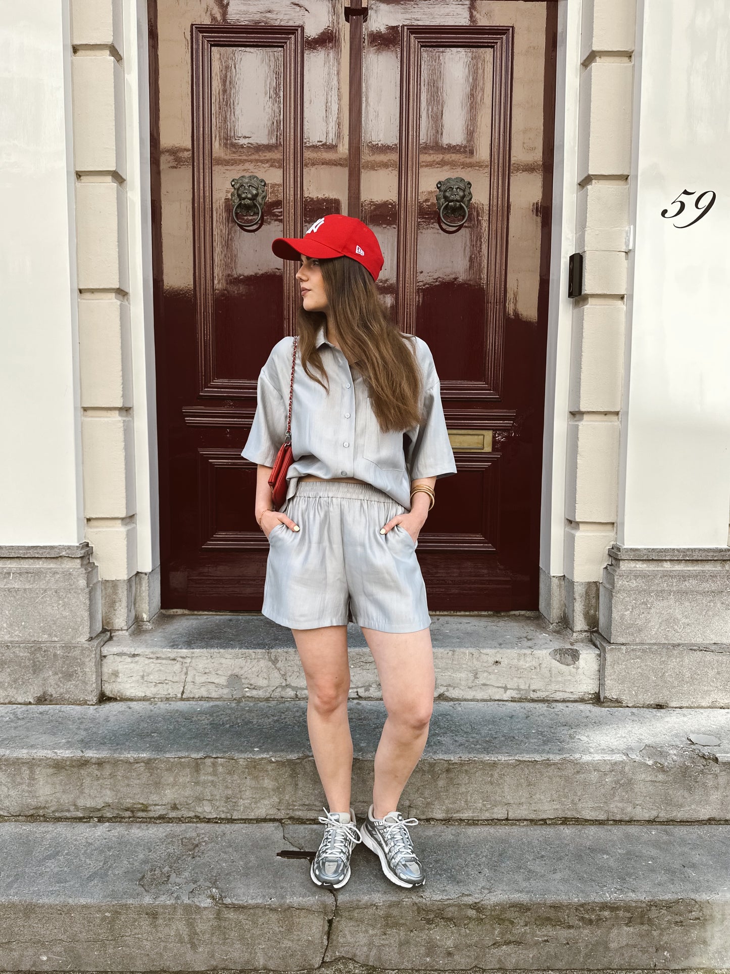 Refined Department MONE short silver