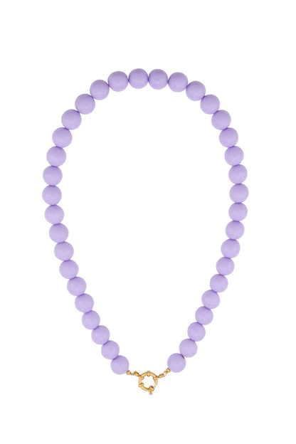 Color beads ketting lila