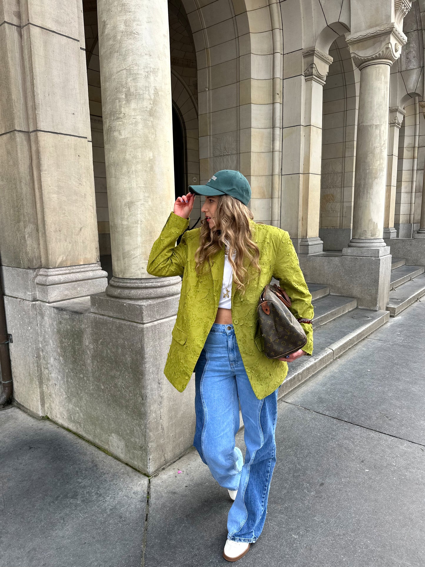 Studio Amaya Mio blazer groen