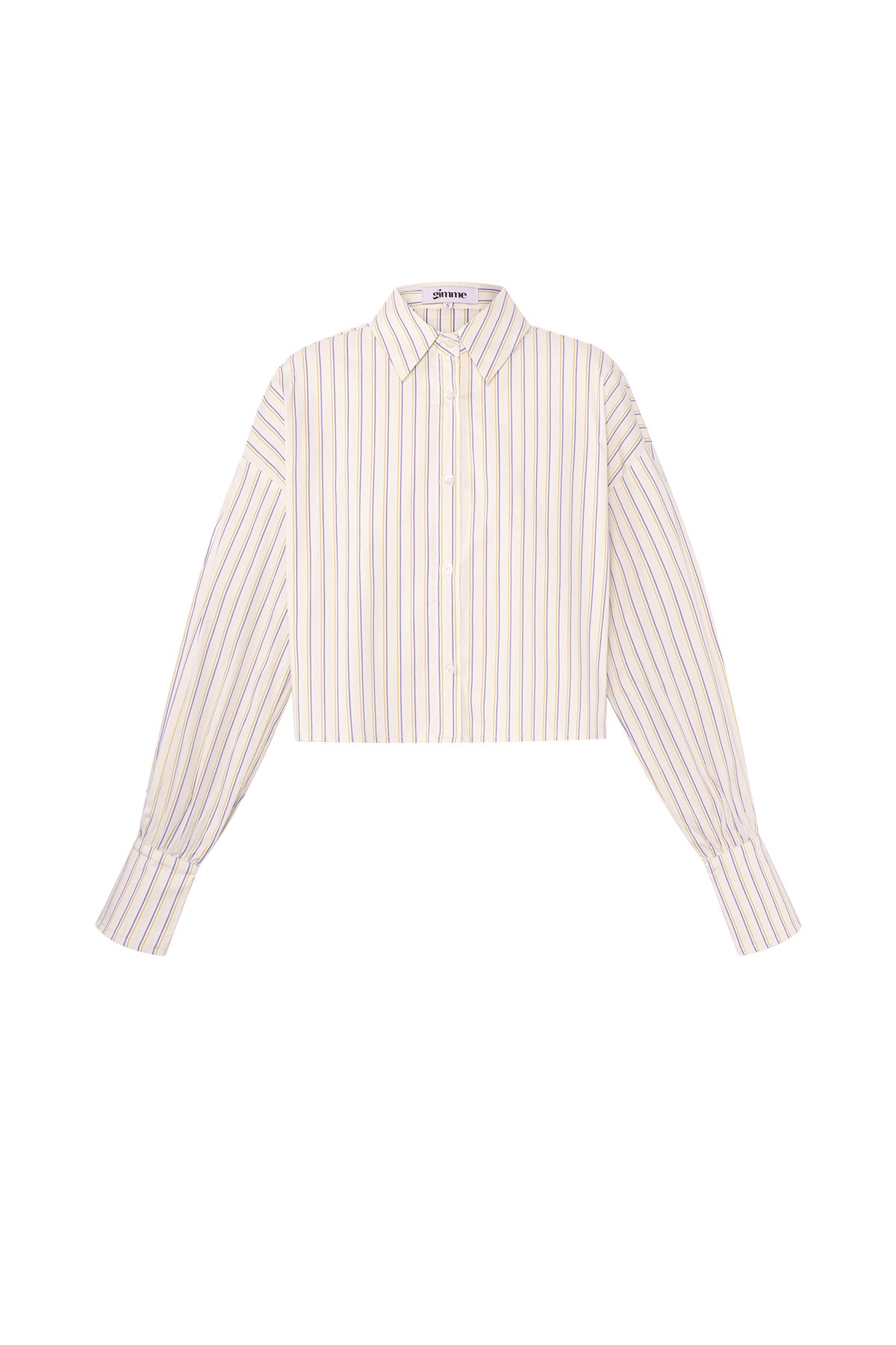Gestreepte blouse met strikken