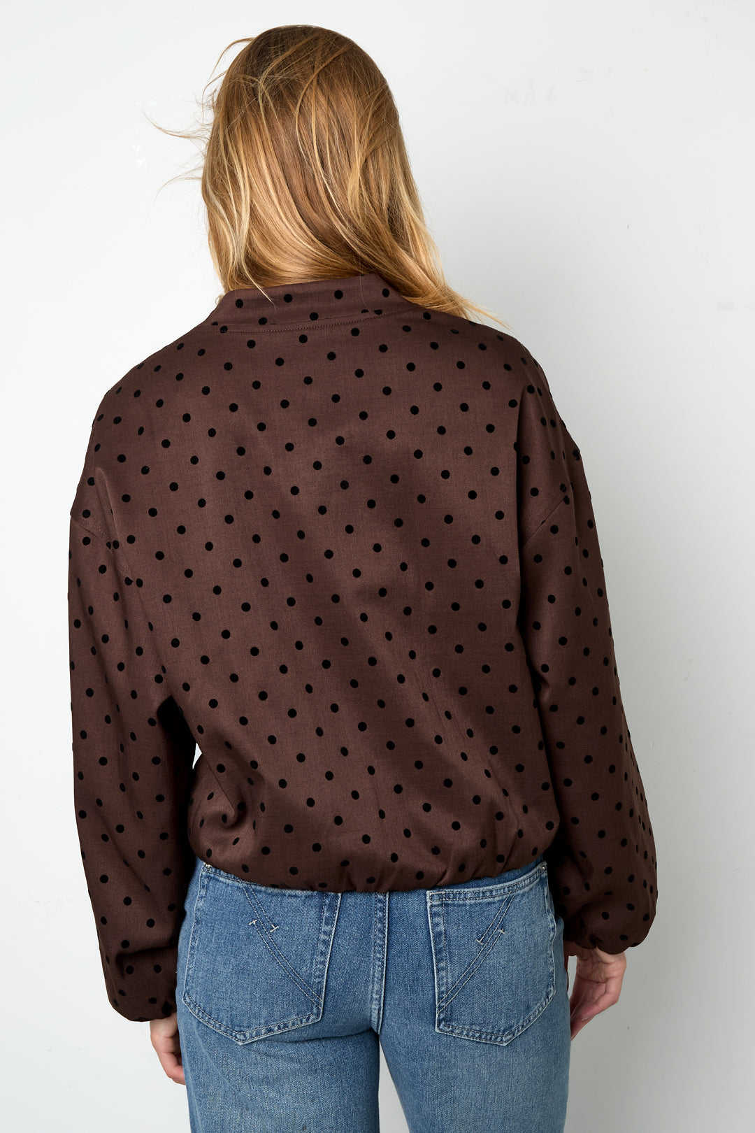 Suus polka dots bomber jasje