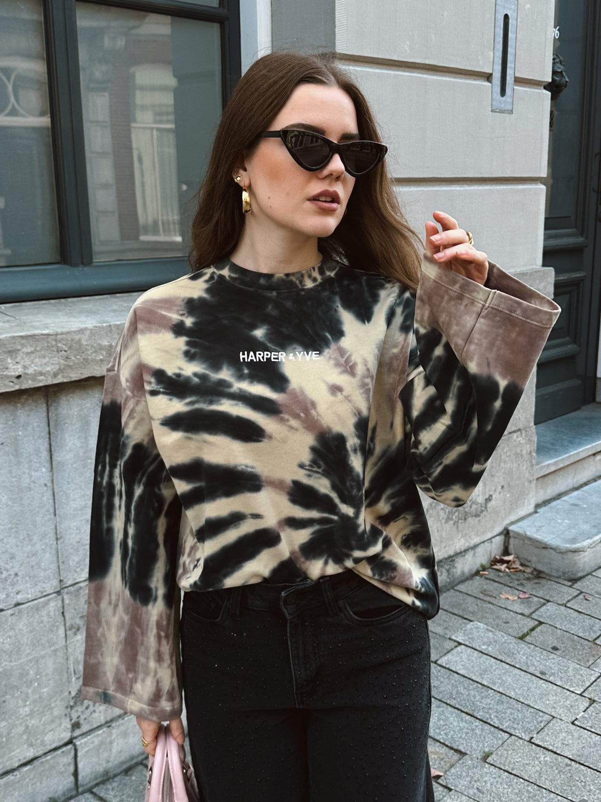 Harper & Yve Tommy longsleeve tie-dye