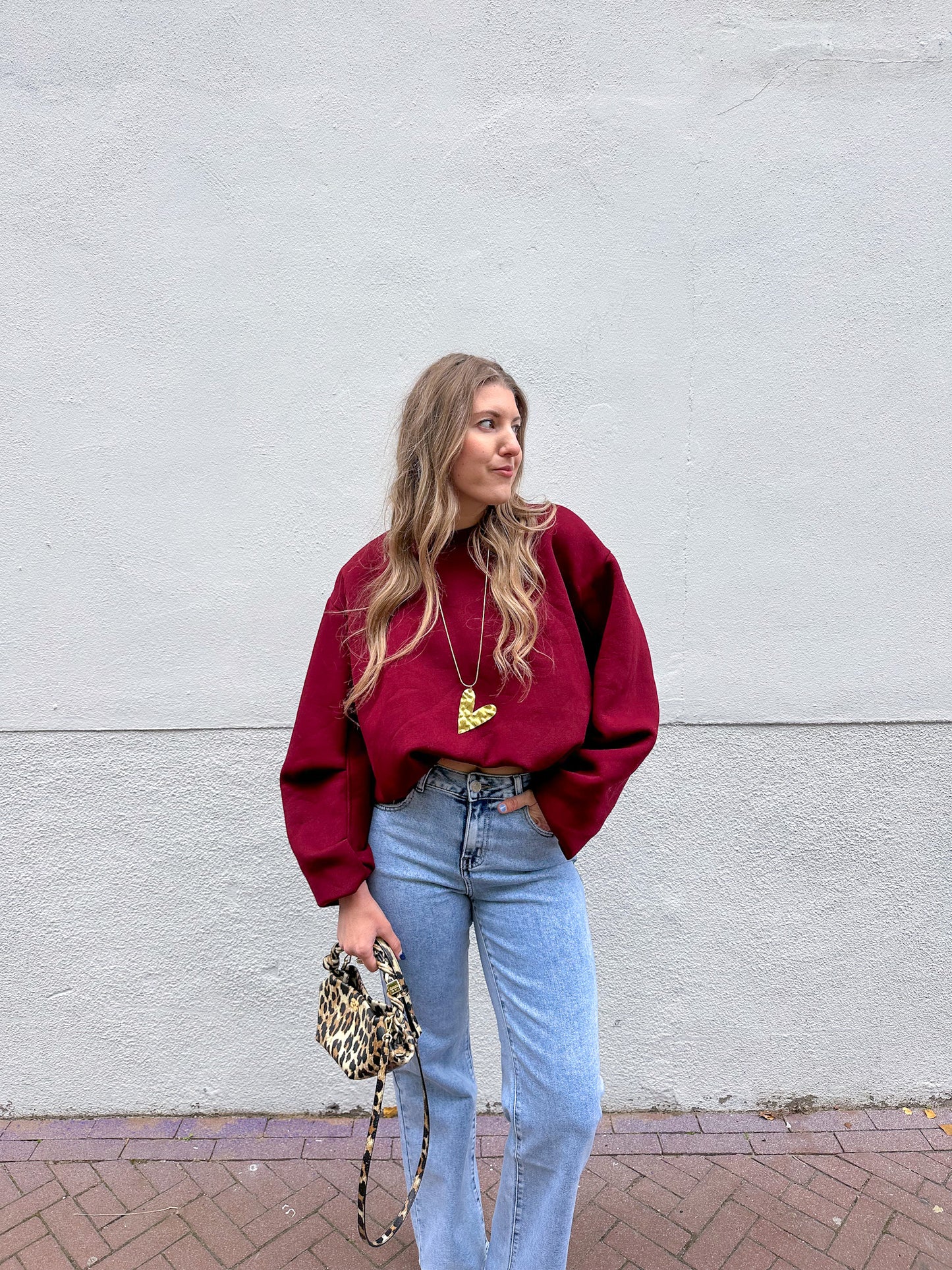 Daphne sweater burgundy