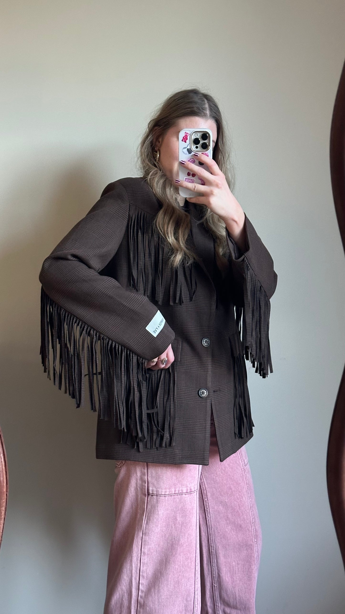 Harper & Yve Casey blazer checkered