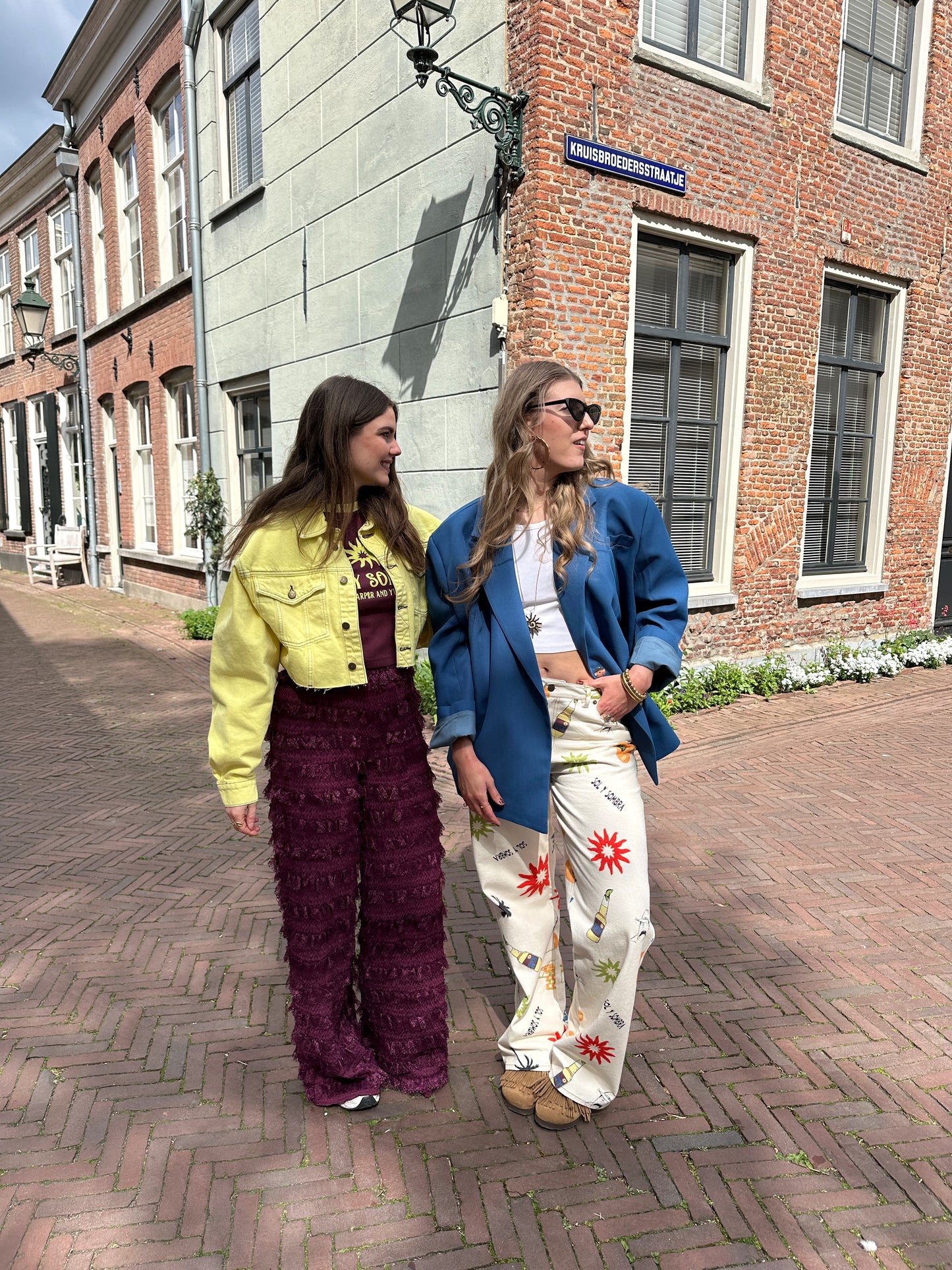 Harper & Yve Willow denim jacket geel