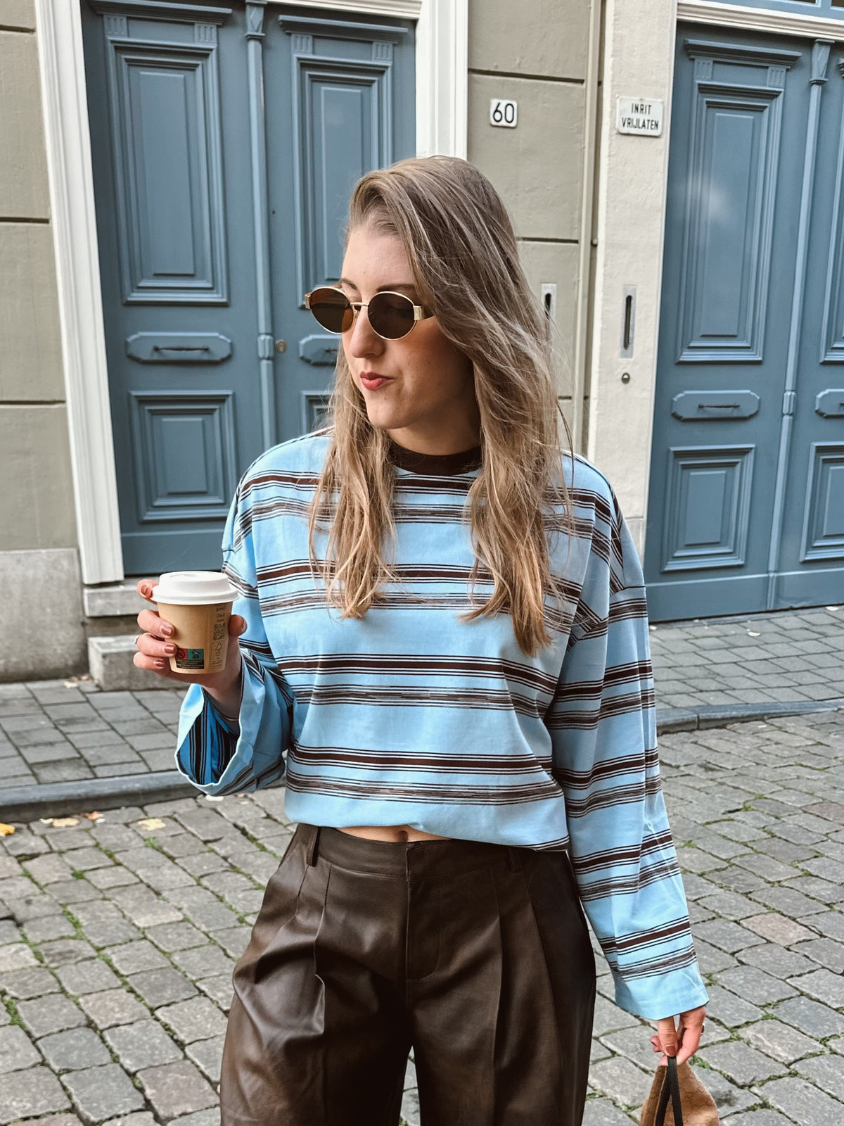 Harper & Yve Tommy longsleeve blauw