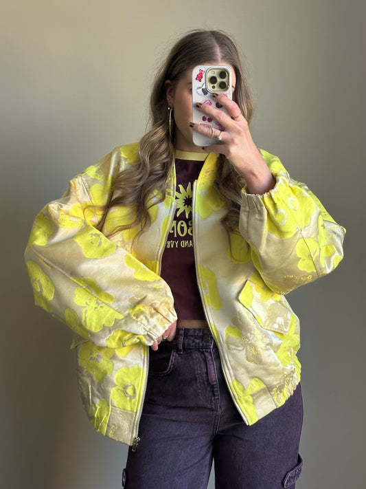 Studio Amaya Fenna bomber jacket geel