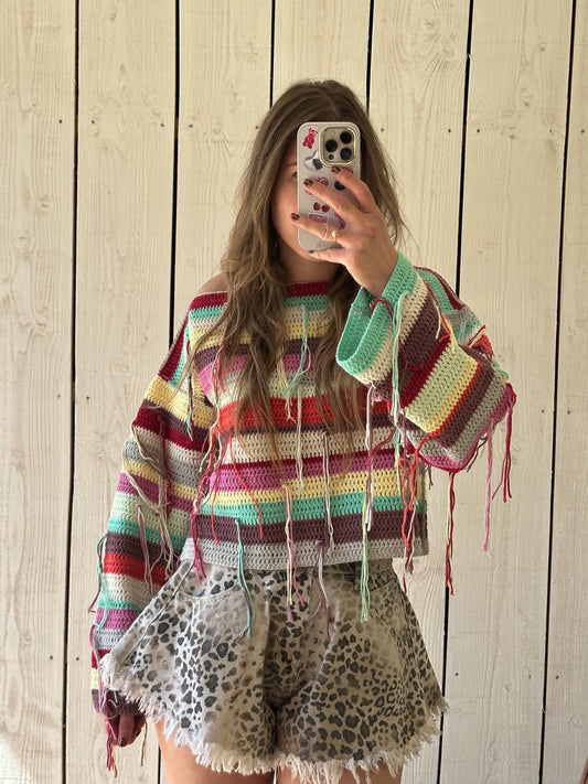 Club SAEROO gehaakte sweater handgemaakt #4