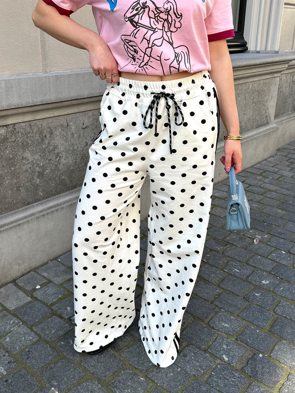 Lyla polkadot pants wit
