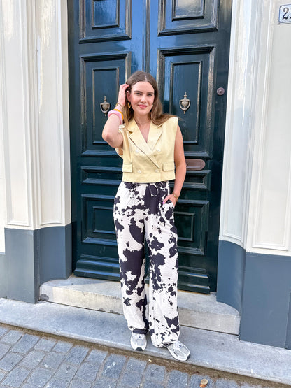 Elize gilet geel