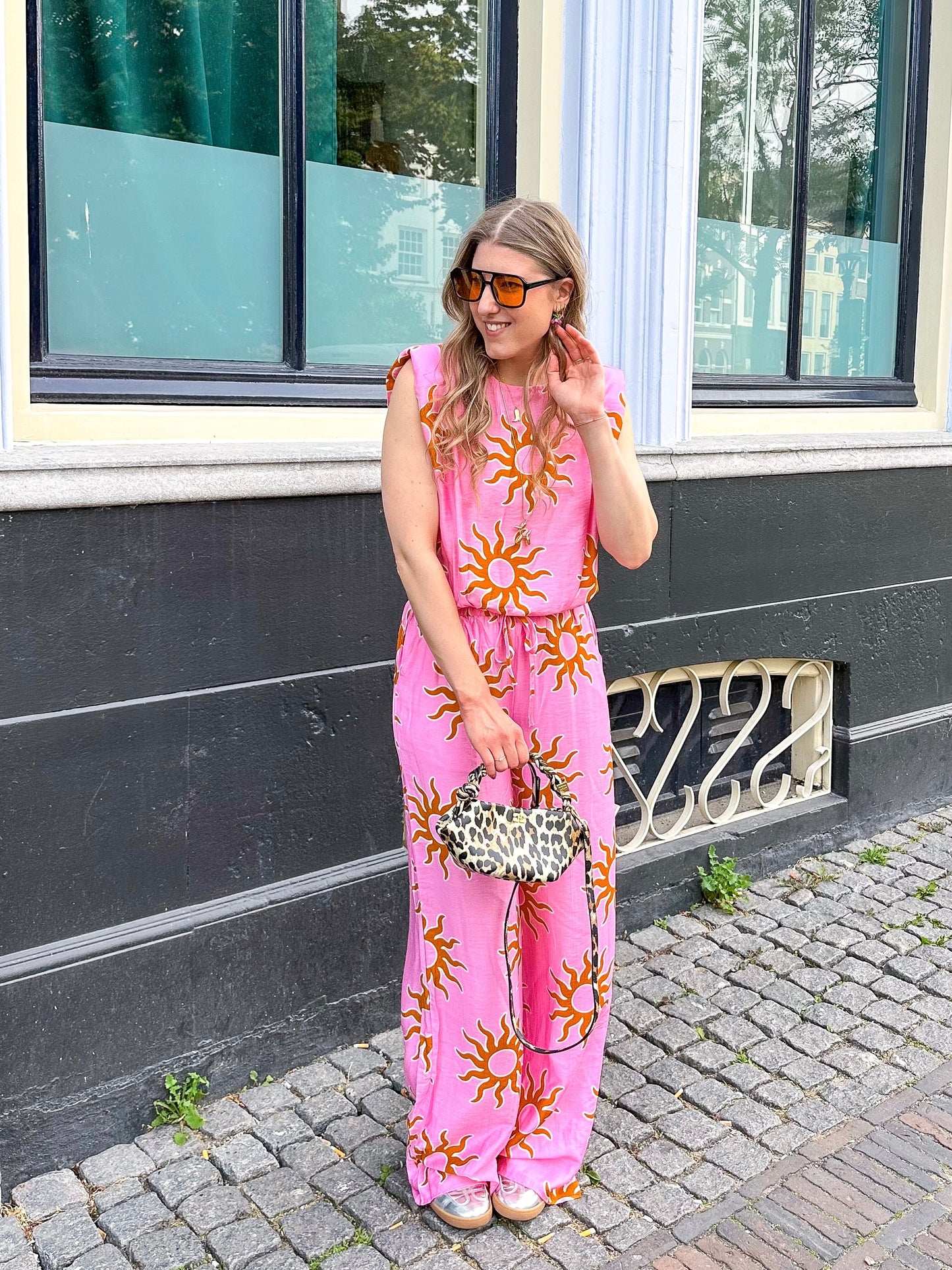 Wavy sun broek roze