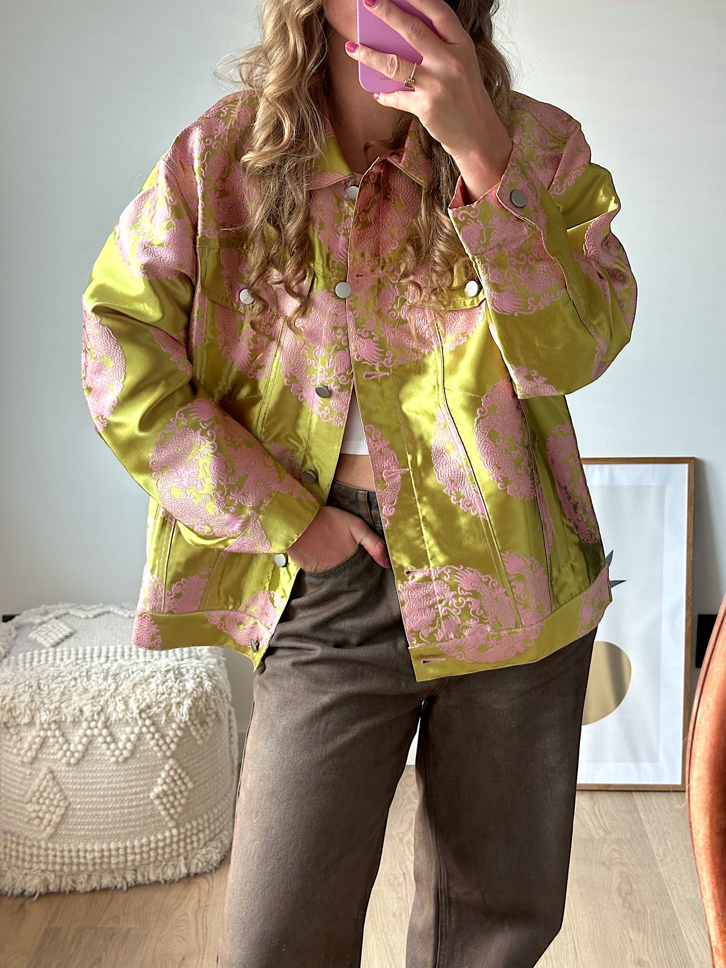Studio Amaya Joni jacket goud-roze