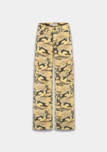 Harper & Yve Dana wide leg camouflage jeans