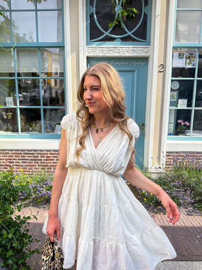 Boho jurkje wit