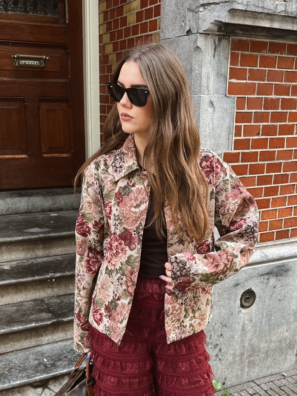 Carmen Julia jacket vintage flowers