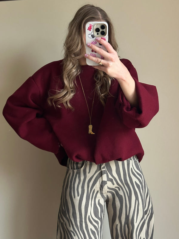 Daphne sweater burgundy