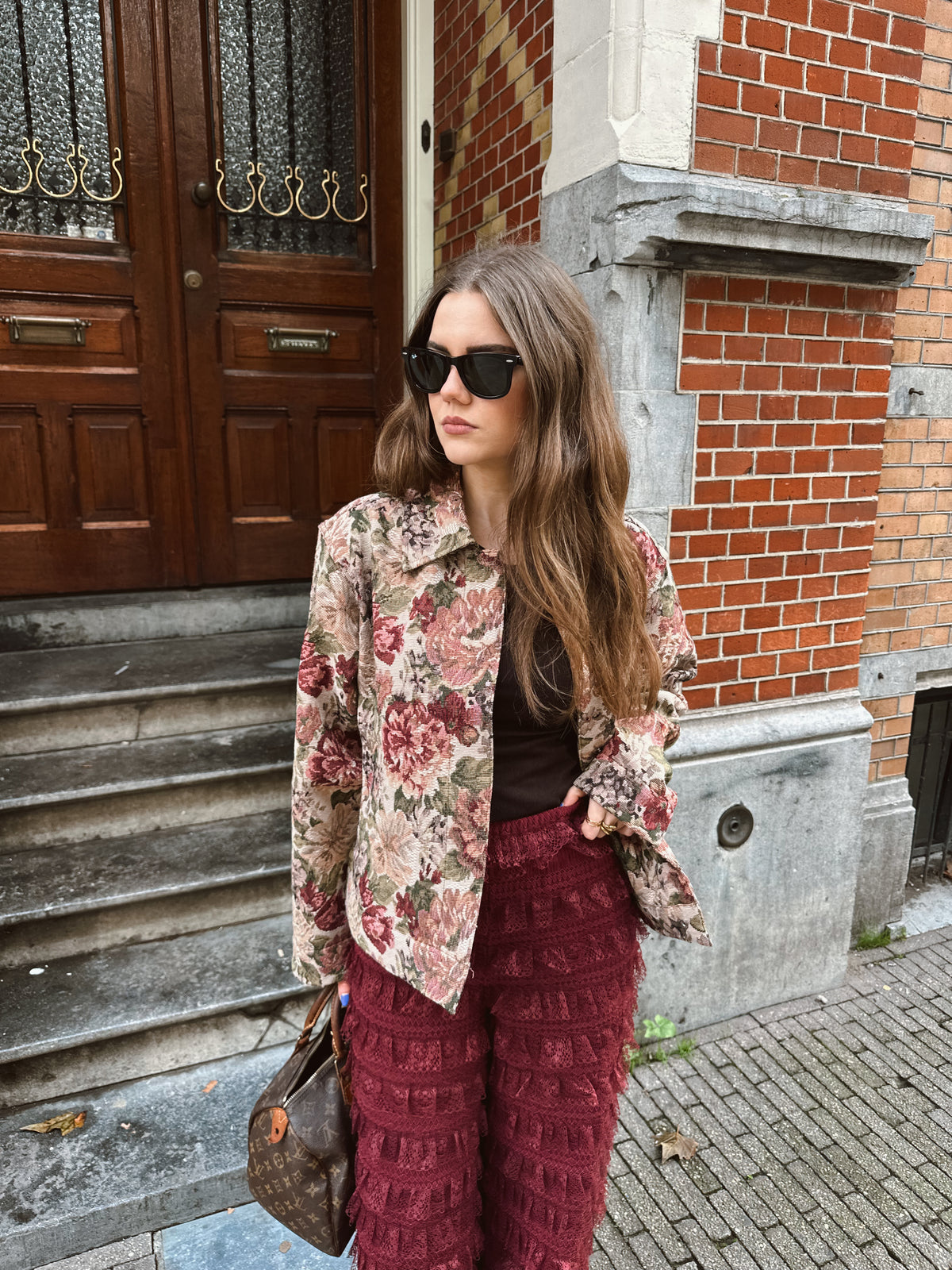 Carmen Julia jacket vintage flowers