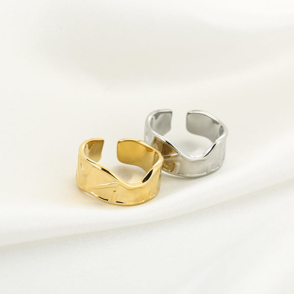 Statement ring organisch