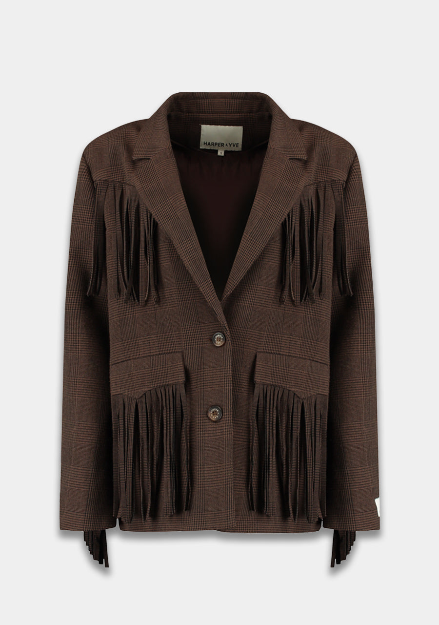 Harper & Yve Casey blazer checkered