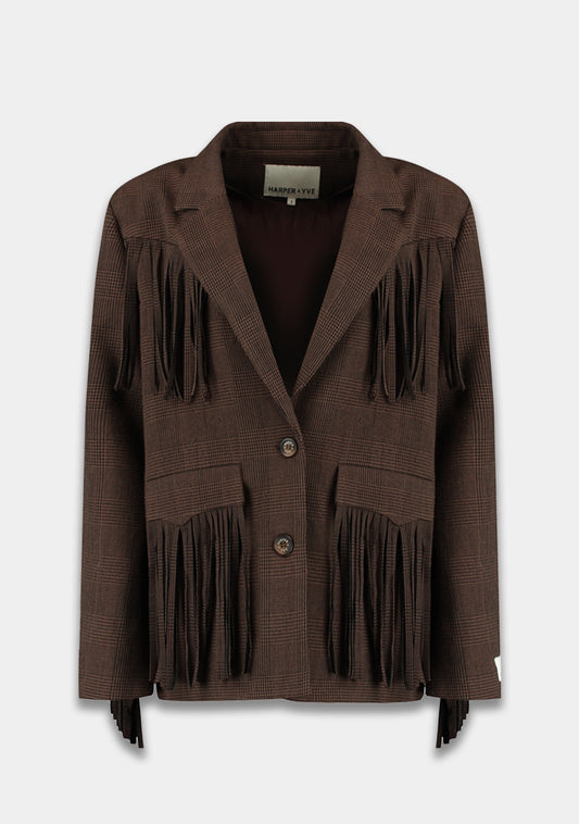 Harper & Yve Casey blazer checkered