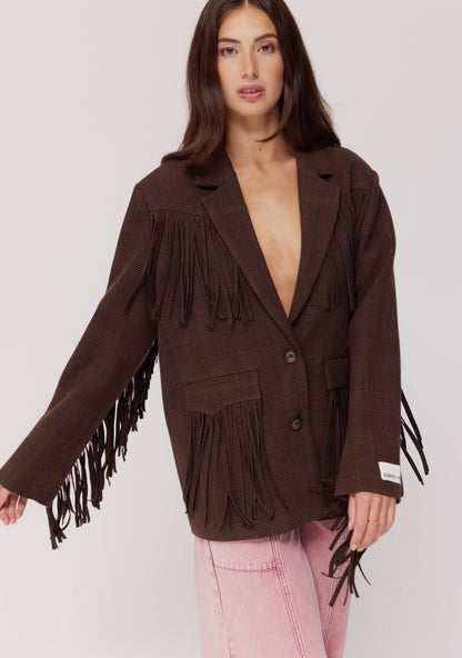 Harper & Yve Casey blazer checkered