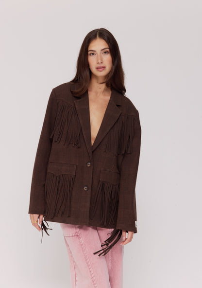 Harper & Yve Casey blazer checkered