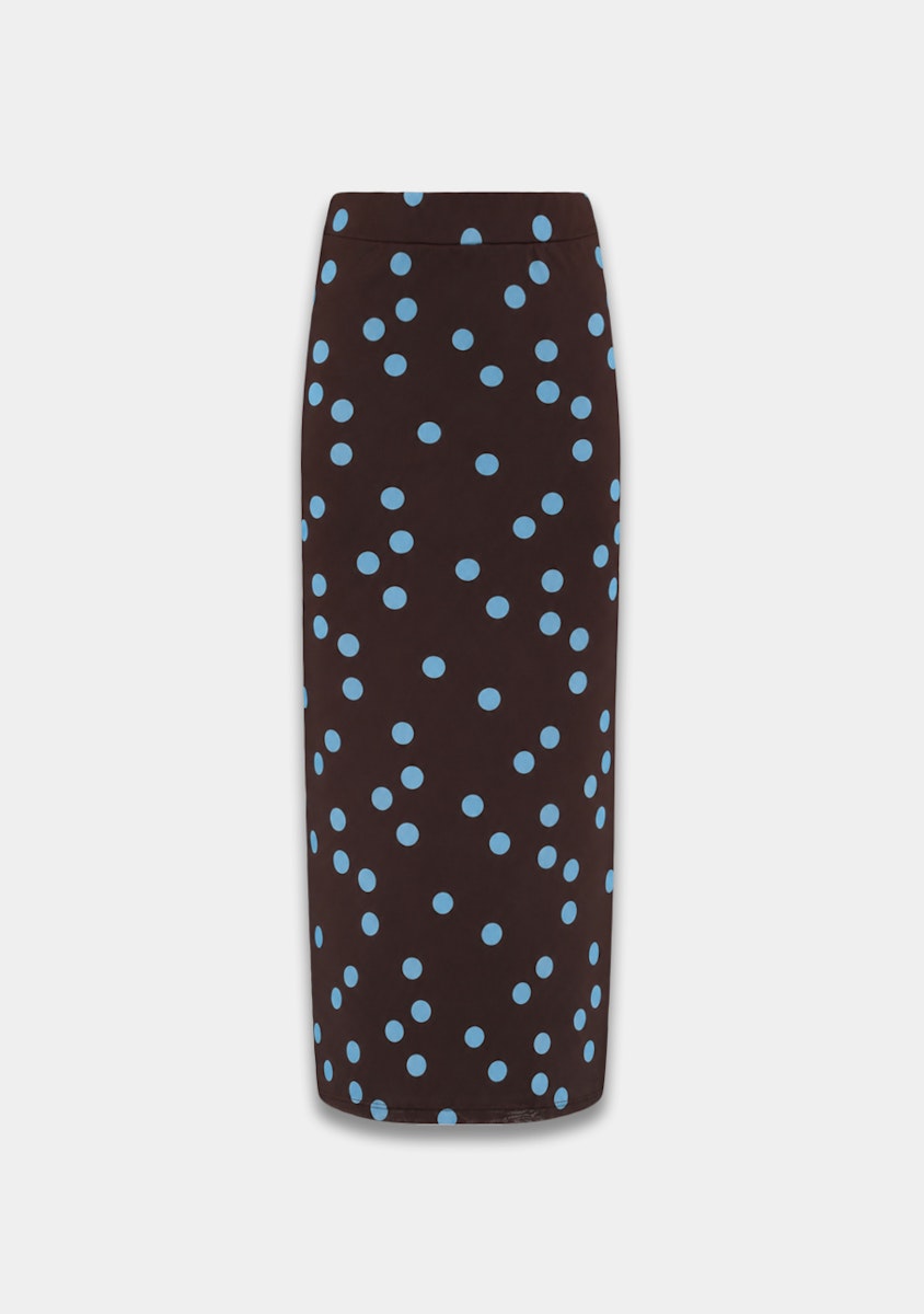Harper & Yve Leny skirt polkadot bruin