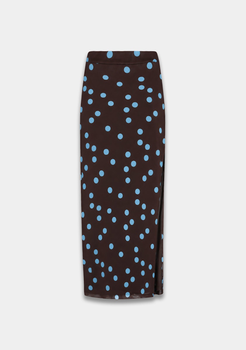 Harper & Yve Leny skirt polkadot bruin