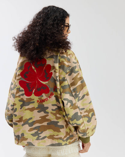 Harper & Yve Jacket Troy camo groen
