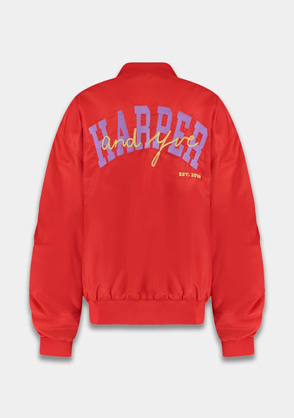 Harper & Yve Janna bomber jacket red