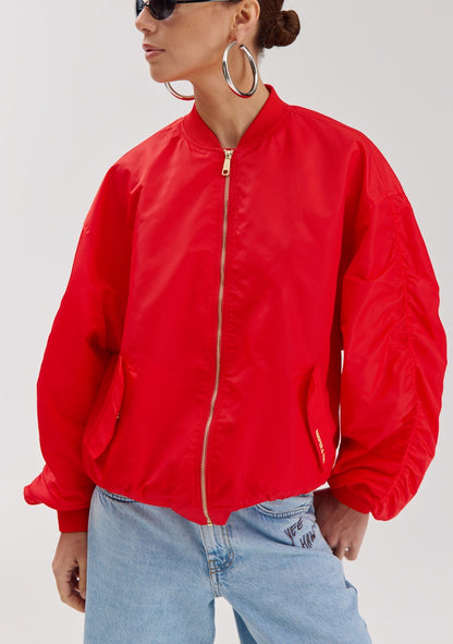 Harper & Yve Janna bomber jacket red