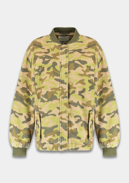 Harper & Yve Jacket Troy camo groen