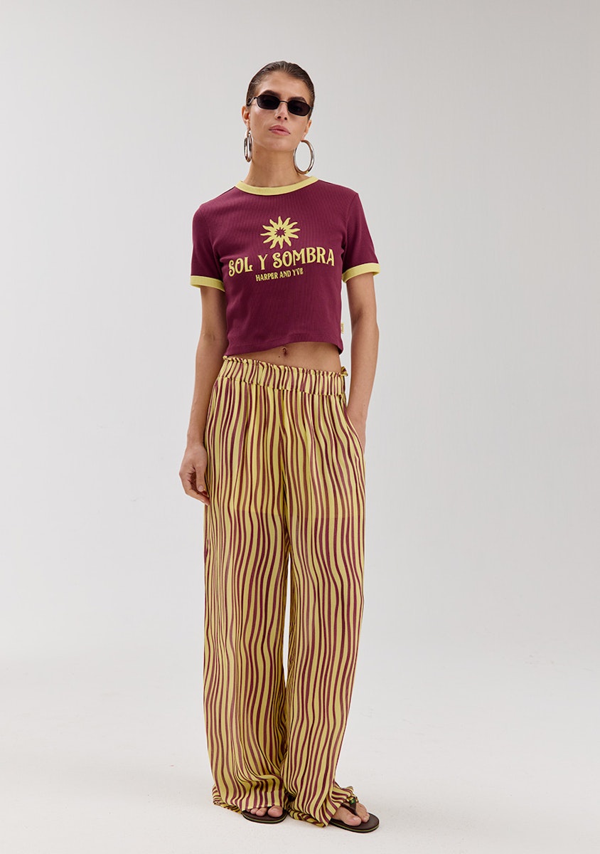 Harper & Yve Sombra t-shirt paars