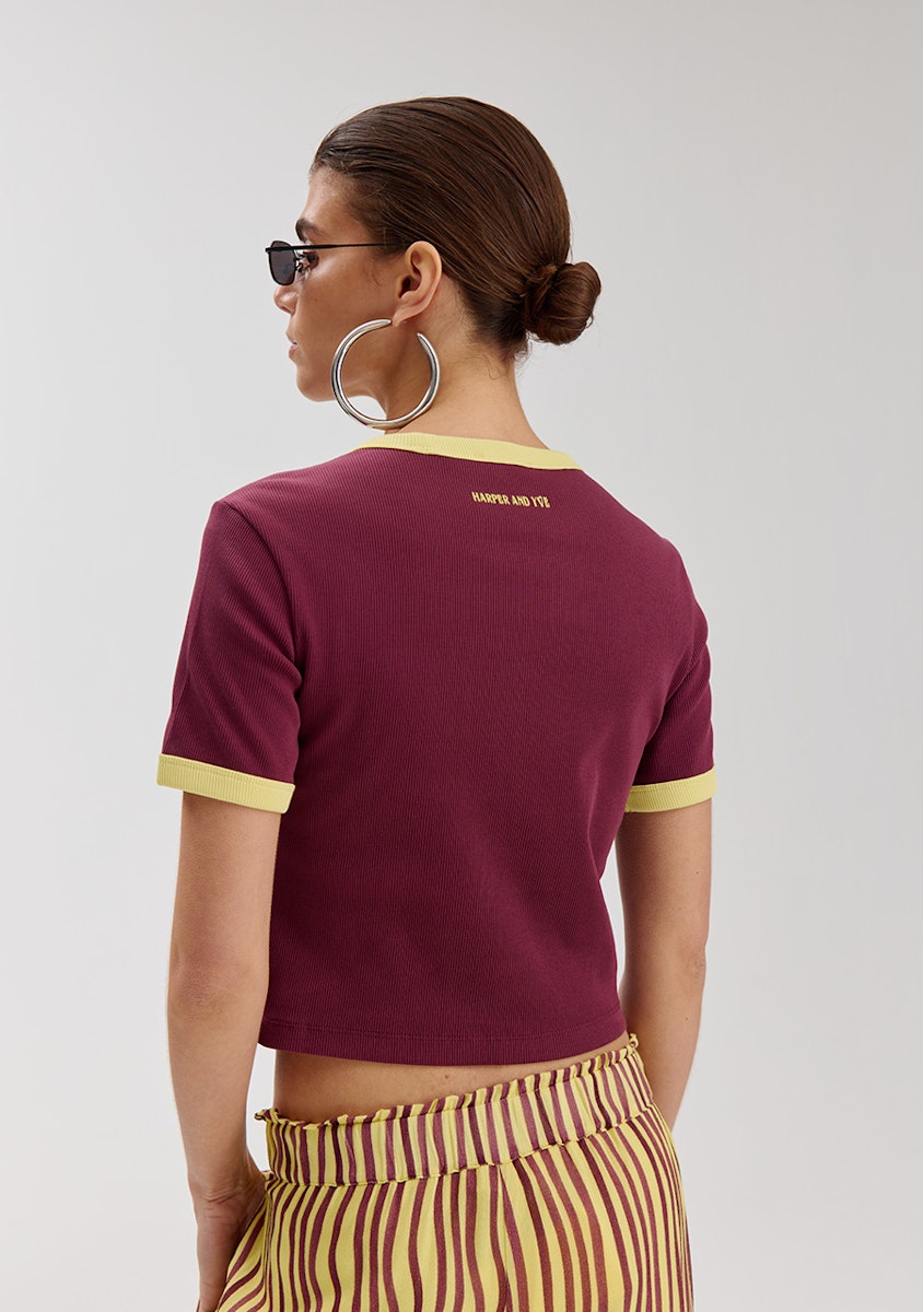 Harper & Yve Sombra t-shirt paars