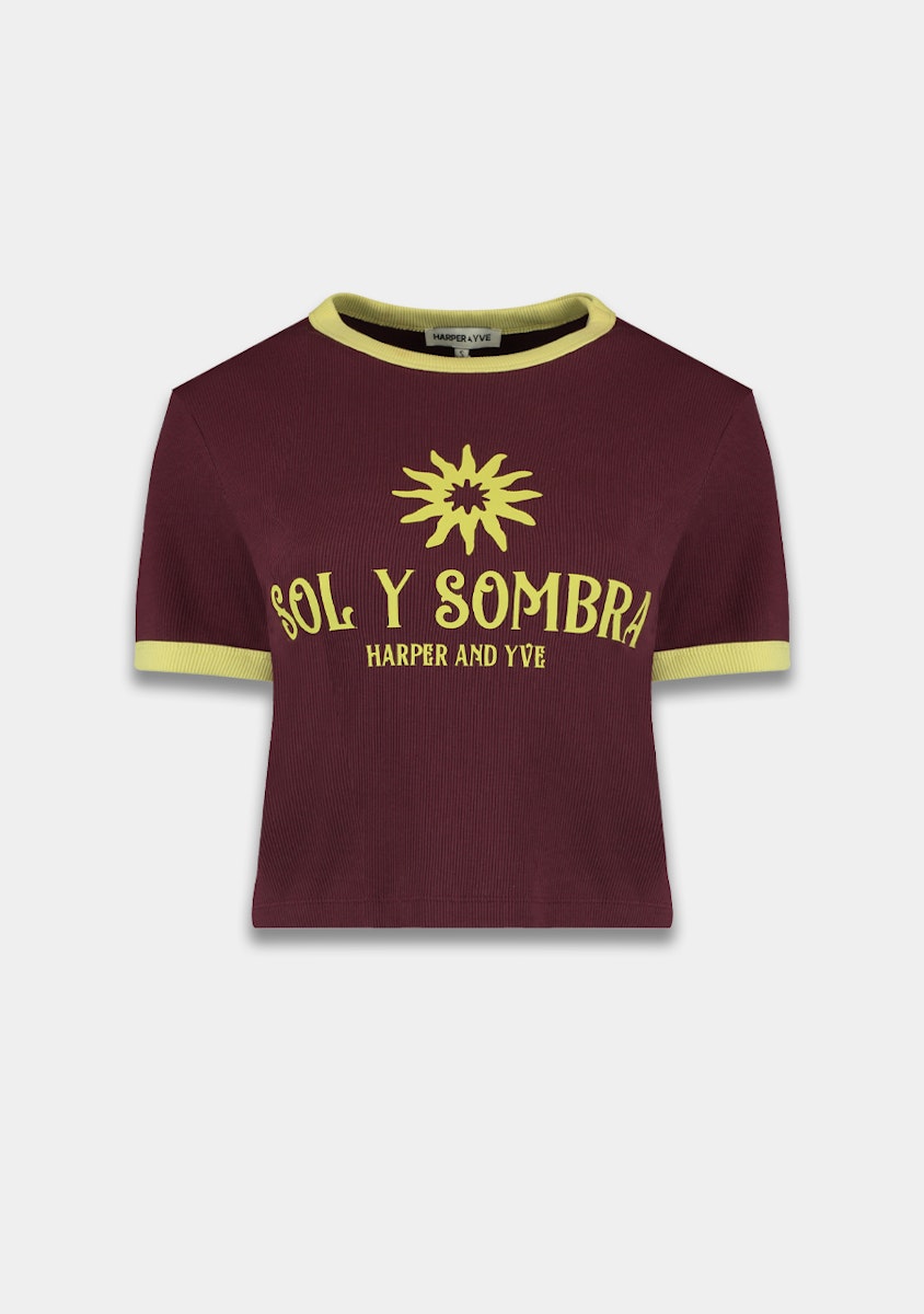 Harper & Yve Sombra t-shirt paars