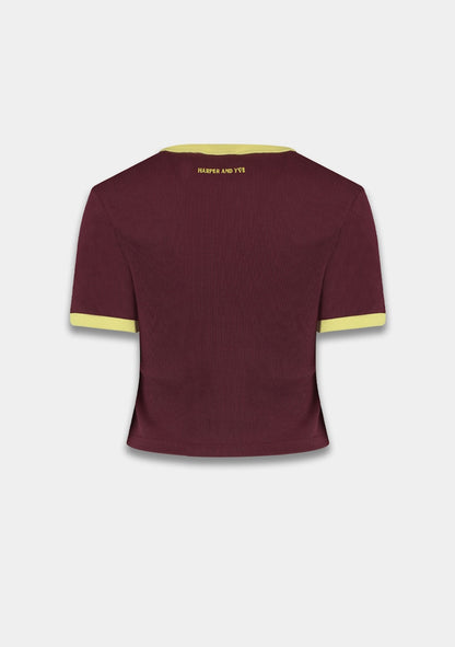 Harper & Yve Sombra t-shirt paars