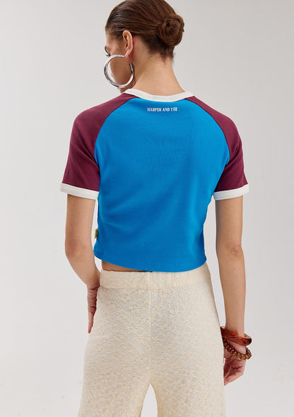 Harper & Yve Soly t-shirt blauw