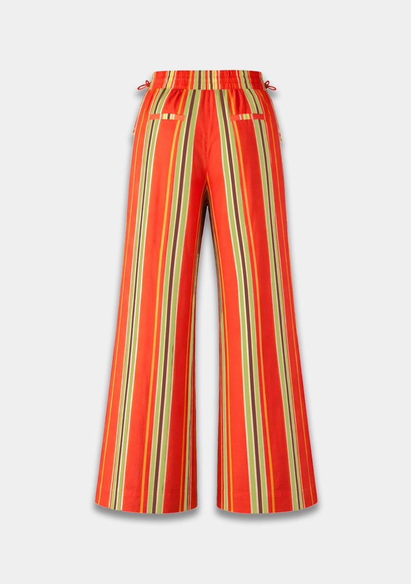 Harper & Yve Meike pants stripes rood