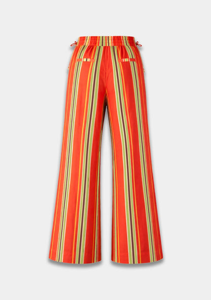 Harper & Yve Meike pants stripes rood