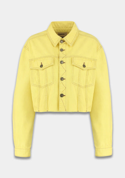 Harper & Yve Willow denim jacket geel