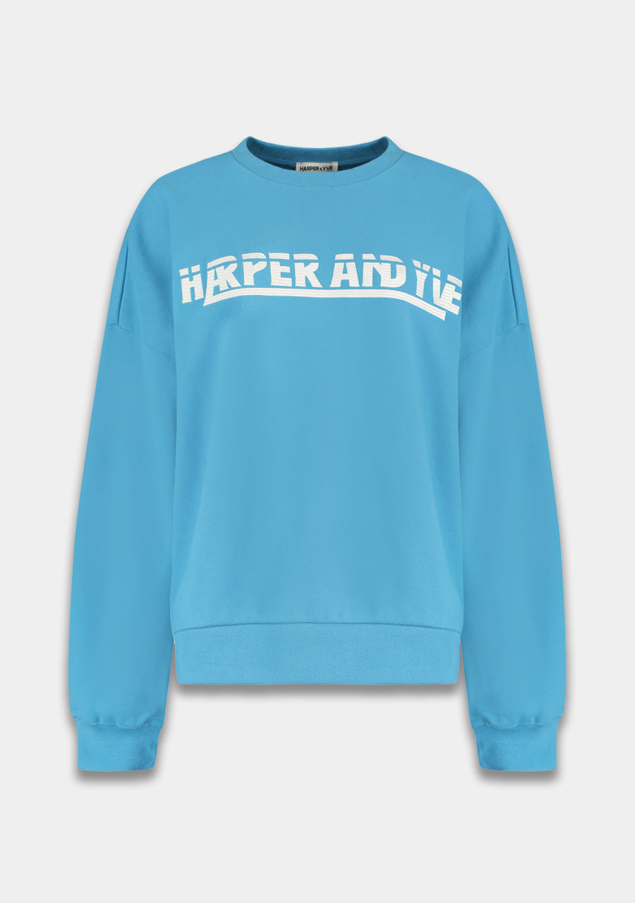 Harper & Yve Lex sweater blauw