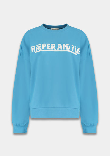Harper & Yve Lex sweater blauw