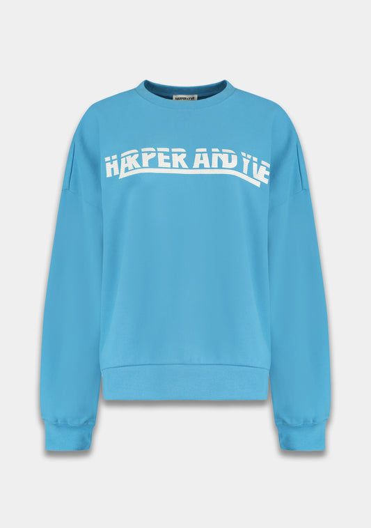 Harper & Yve Lex sweater blauw