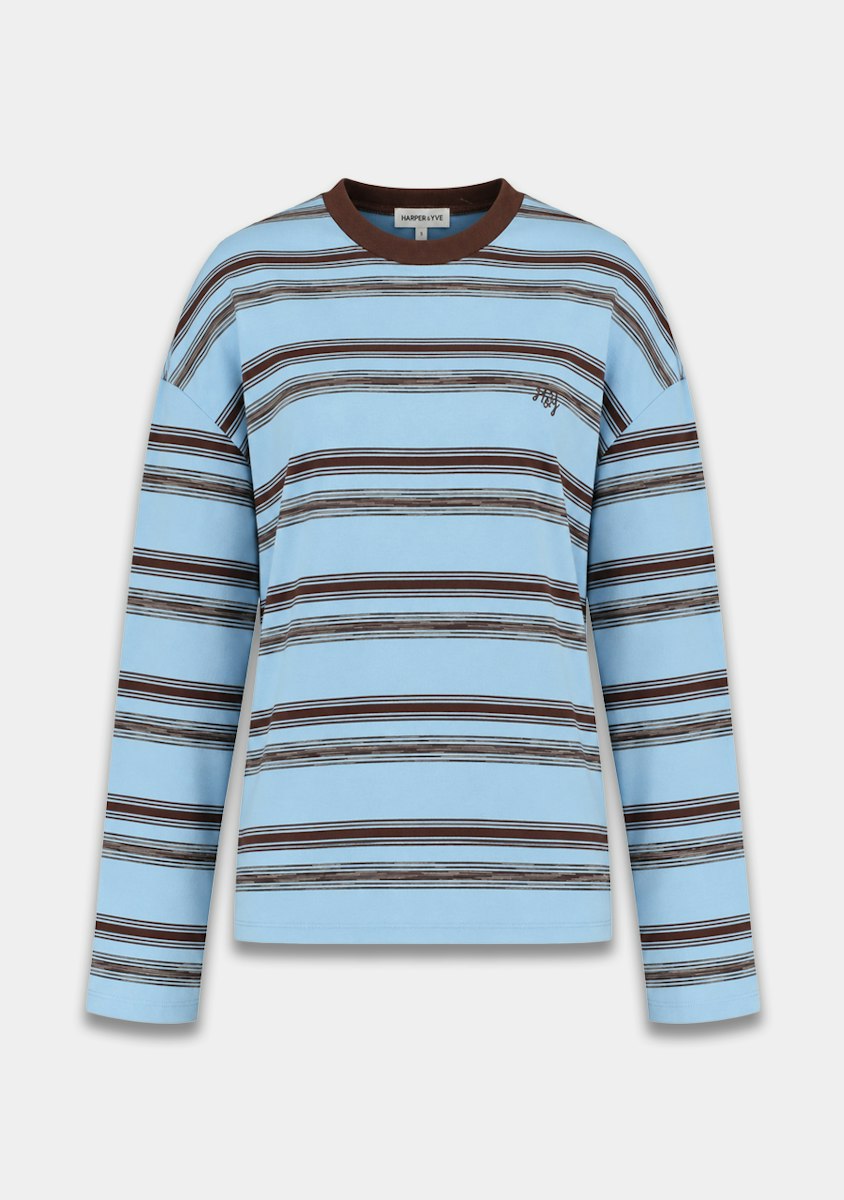 Harper & Yve Tommy longsleeve blauw