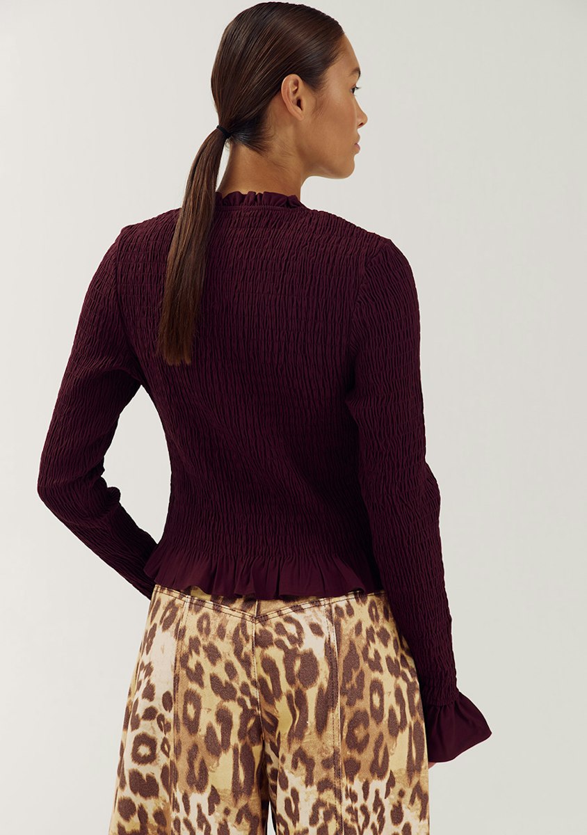 Harper & Yve Veerle longsleeve bordeaux