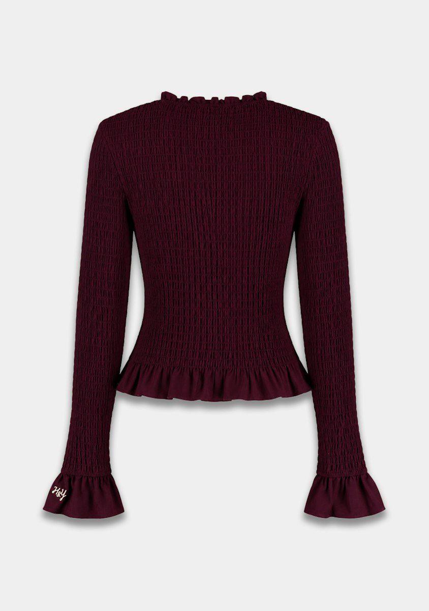 Harper & Yve Veerle longsleeve bordeaux