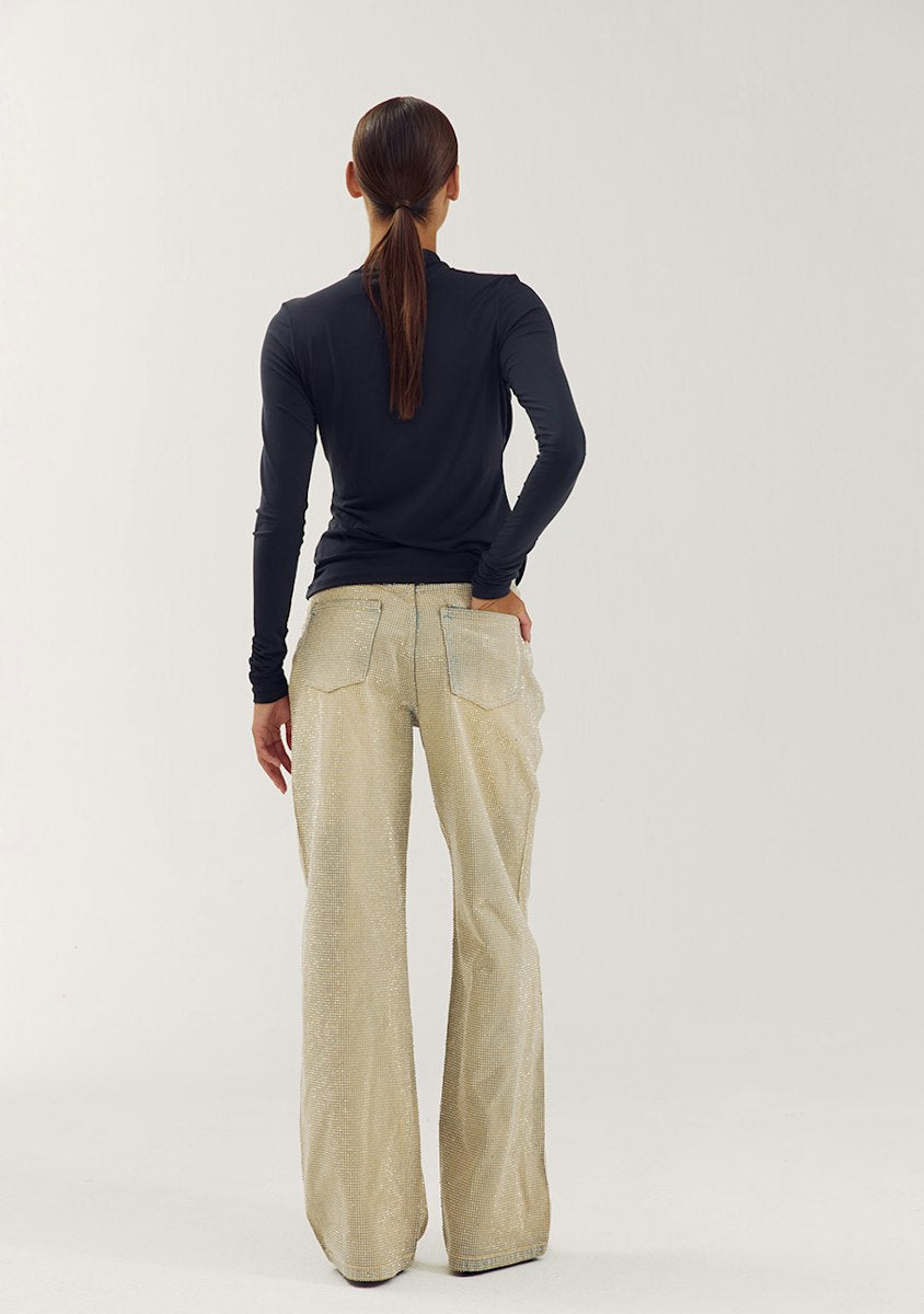 Harper & Yve Yve straight leg jeans strass
