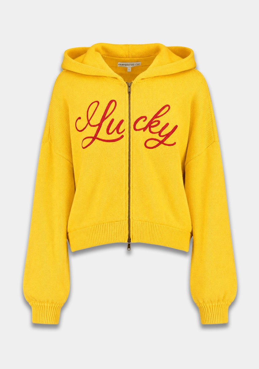 Harper & Yve Lucky cardigan yellow